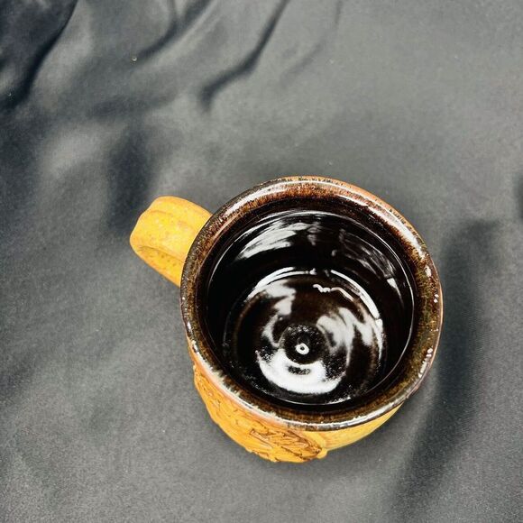 RARE Pottery ROBIN HOOD Mug Cup Hand Made OOAK - Picture 6 of 9